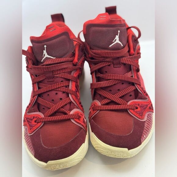 Nike Air Jordan Women’s Size 6.5 XXXVII 37 Low Lift Up Team Red - Picture 3 of 13